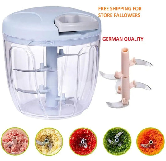 Large Speedy 5 Blades Vegetable Chopper – Original High Quality Kitchen Chopper - My Store