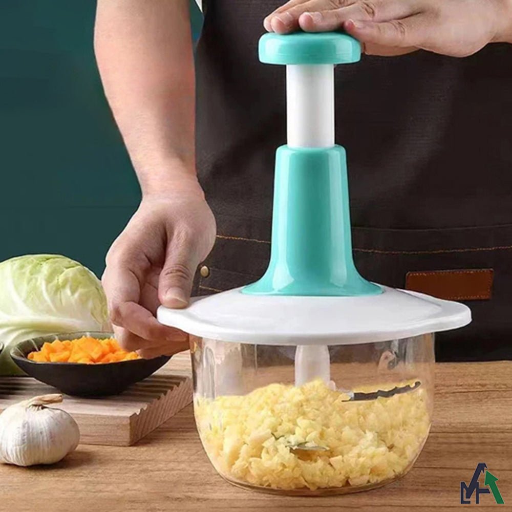 Manual Hand Chopper for Vegetables & Fruits – Multipurpose Kitchen Food Cutter - My Store