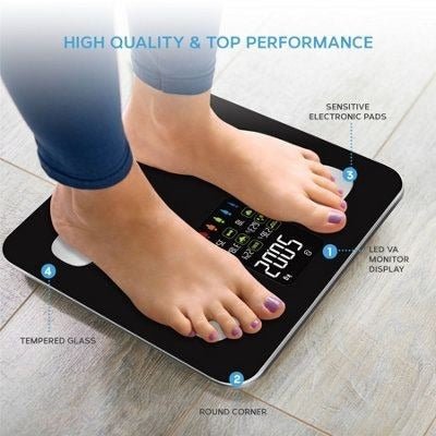 SmartScale™ Bluetooth Digital Weight Scale 180kg | Tracks 13+ Body Metrics | Smart LED Bathroom Scale | 12-Month Warranty - My Store