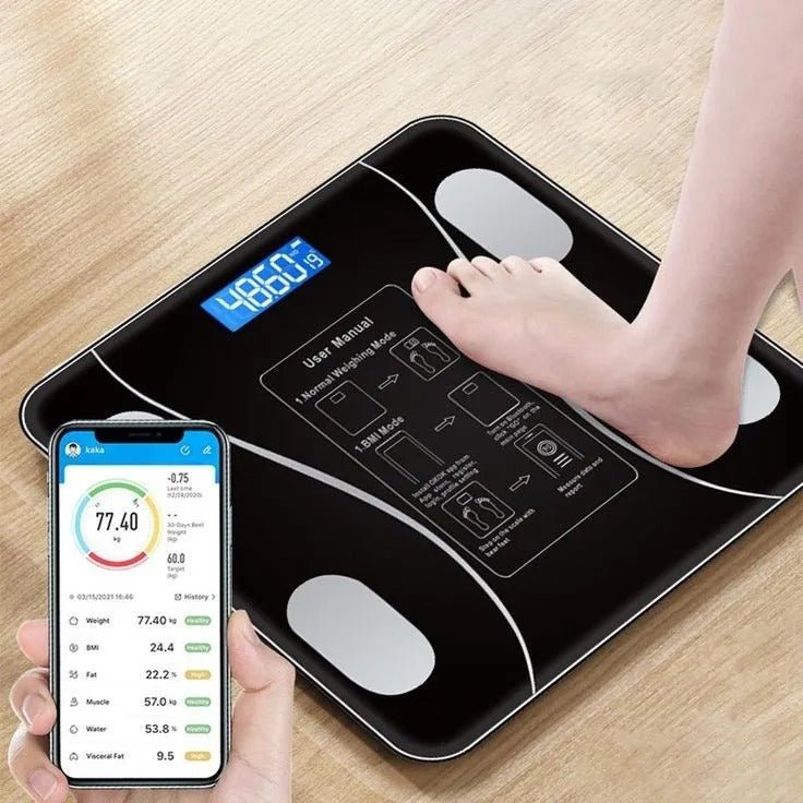 SmartScale™ Bluetooth Digital Weight Scale 180kg | Tracks 13+ Body Metrics | Smart LED Bathroom Scale | 12-Month Warranty - My Store