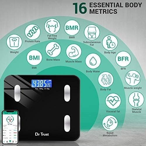 SmartScale™ Bluetooth Digital Weight Scale 180kg | Tracks 13+ Body Metrics | Smart LED Bathroom Scale | 12-Month Warranty - My Store